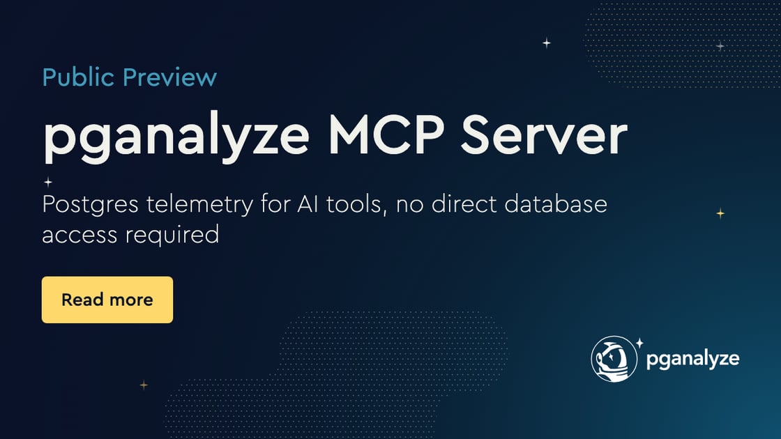pganalyze MCP Server Public Preview
